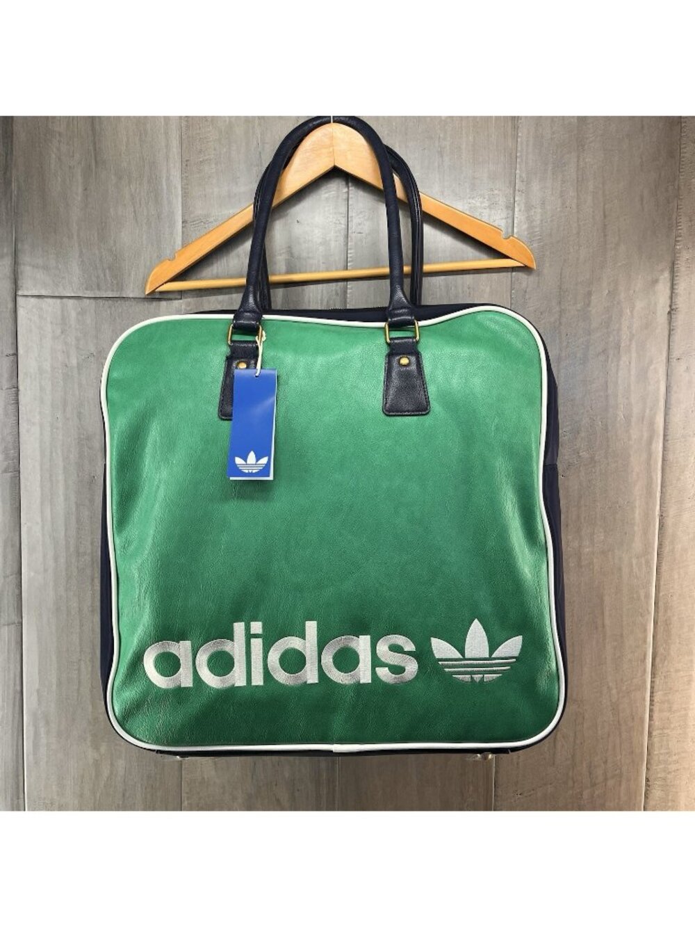 adidas Originals Tote Travel Weekender Bag Green Blue KF8437 RARE